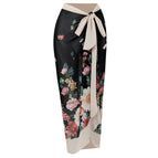 018 flower beach dress / S