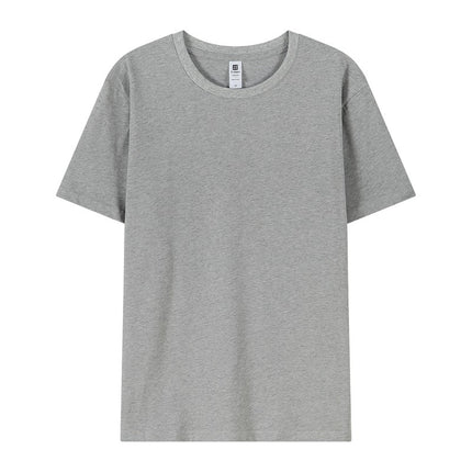 New 2025 Spring Men's and Women's T-Shirts DIY Printed Pullover Short-Sleeved Fashionable Round-Neck Casual Advertising Shirts Group Uniforms
