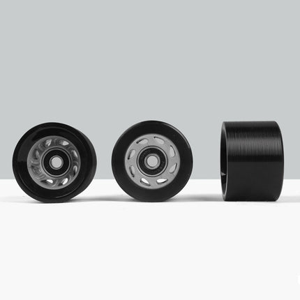 Double-row roller skates wear-resistant carpool four-wheel skates high hardness speed pulley roller skates skateboard universal Pu wheel
