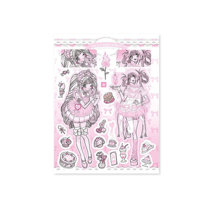 [in stock] September New domi Character Sticker South Korea Ping for ins Spice Girls Sticker DIY Mobile Phone Shell Mobile Phone Account