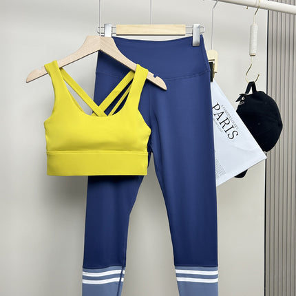Factory Direct Sales Detachable Coaster Cross Back Women's Summer All-In-One Sports Slimming Running Fitness Bra