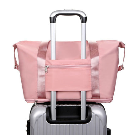 New Travel Bag Women's Large-Capacity Fitness Bag Dry and Wet Separation Sports Outing Travel Storage Bag Clothes Luggage Bag