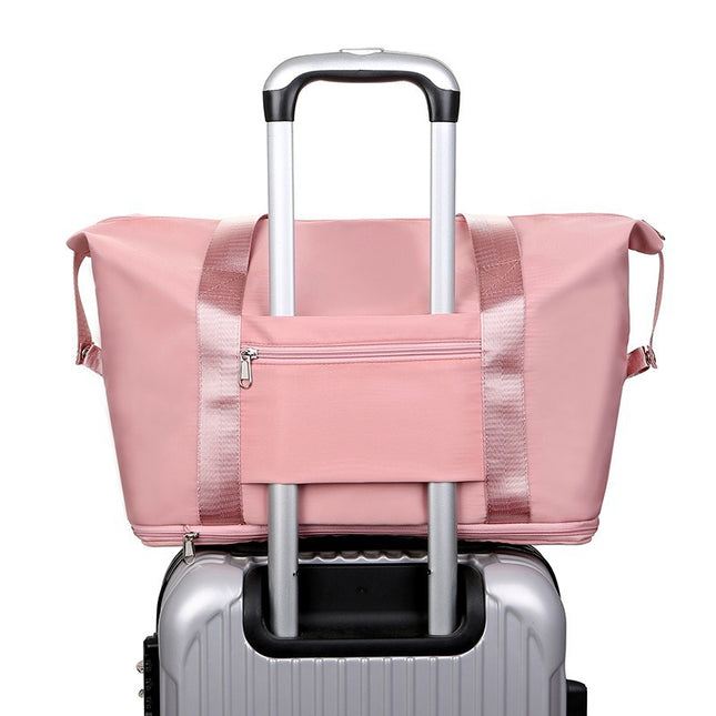 New Travel Bag Women's Large-Capacity Fitness Bag Dry and Wet Separation Sports Outing Travel Storage Bag Clothes Luggage Bag