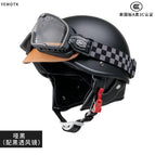 Knob adjustment (52-58cm) / [leather brim] matt black + black ventilation mirror