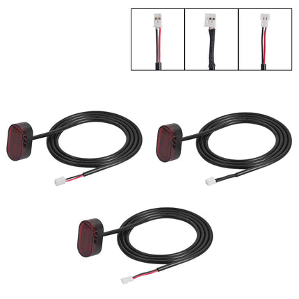 Suitable for electric scooter rear fender tail light waterproof signal brake light 6V fender tail light accessories