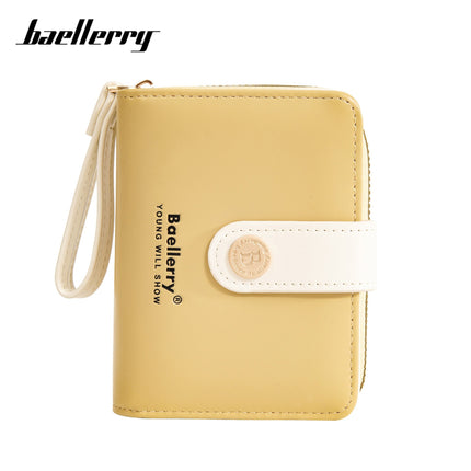 Baellerry New Wallet Women's Card Holder Fashion Niche Multi-Card Slot Cute High-Value Coin Purse for Women