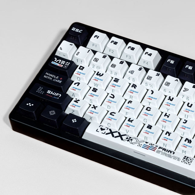 Printing set double engraved light transmission Pbt thermal sublimation original full set of key caps German Korean Spanish European gauge