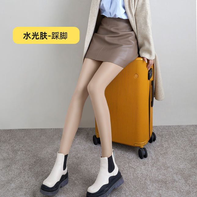 Source Water-gloss Socks, One-piece Pants with Nude Feel, Realistic Flesh-colored Filters, Water-gloss Pantyhose, Autumn and Winter Thickeneded and Velvet Style, Free Shipping