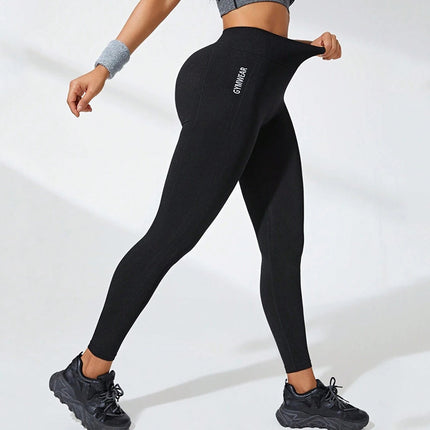 Wholesale Autumn and Winter Peach Butt Yoga Trousers Sports Cycling Pants Quick-Drying Yoga Clothes High-Waisted Tight Fitness Pants Dropshipping