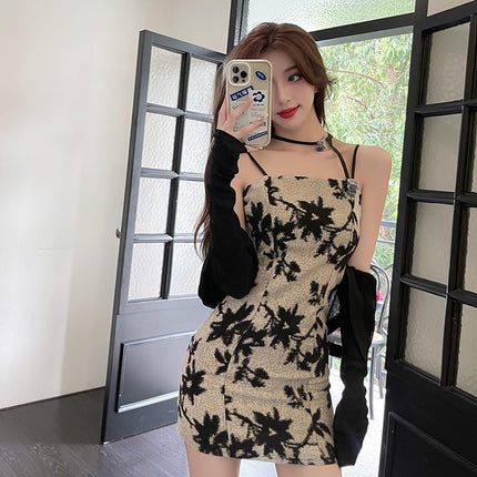 Real Shot in stock Internet Hot Spice Girl suit Skirt Summer Ice Silk Sunscreen Jacket Two-piece Set