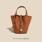Gold brown gold buckle / 18*13*18cm