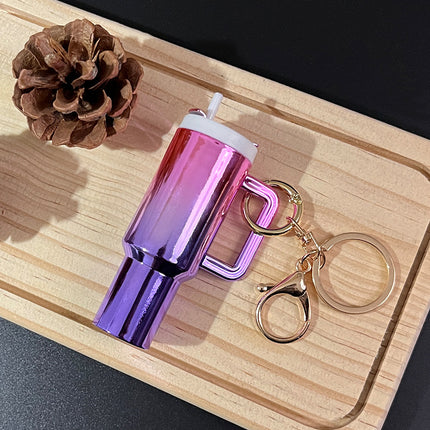 Cross-border New Product Stanley Stanley Keychain Pendant Ice Cup Keychain Can Hold Lipstick Backpack Hanging