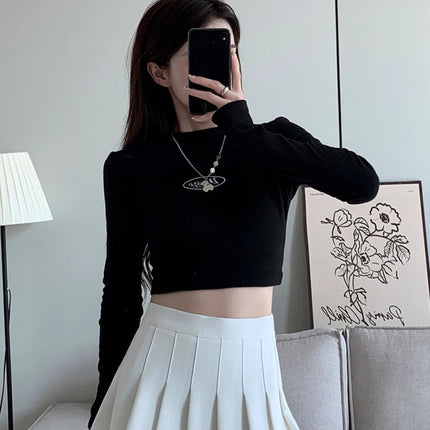 Pleated Skirt Women's Spring and Autum Outer Wear 2025 New High-Waist Slim Jk Short Skirt Student Petite A-Line Skirt