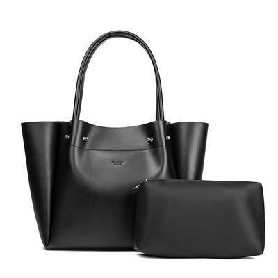 ZA MYLRF new large-capacity soft leather shopping bag women's shoulder portable commuter bucket tote bag a generation of hair