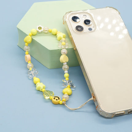 Factory direct supply handmade beaded mobile phone lanyard bluetooth speaker lanyard flashlight fan selfie stick U disk sling