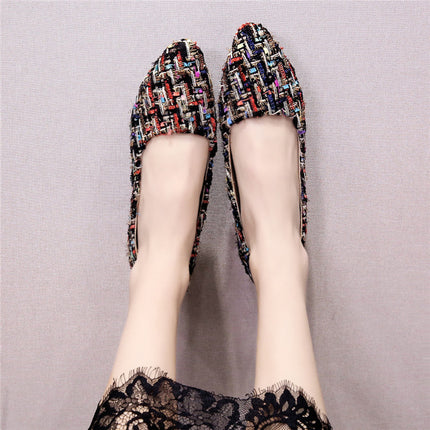 Foreign trade women's shoes, big yards single shoes 35-42