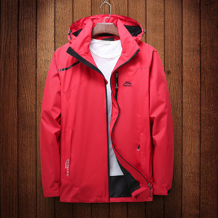 Outdoor jacket men's single-layer thin ski suit breathable wear-resistant couple mountaineering suit women's outdoor clothes 1898