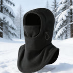 Large double-button windproof hood (black) / One size fits all
