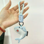 Little shark with mouth c