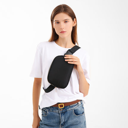 2023 new solid color waist bag ladies sports running mobile phone chest bag fashion outdoor new wallet a generation of hair