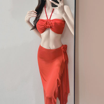 Swimsuit for Women 2025 New High-End Internet Celebrity Style Pure Lust Sexy Slimming Bikini Summer Big and Small Breasts Push up Vacation