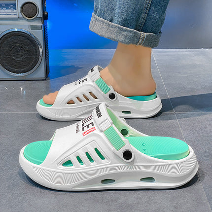 Slippers for Men's Summer Outer Wear, Trendy Brand, Beach Sandals, Outdoor Dual-Purpose Sandals