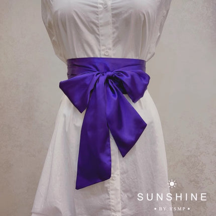 Bow Tight Waist Belt dress Decorative Strap Women's Skirt Waist Cover Wide Belt