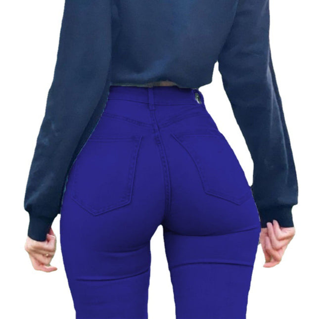 New 2025 Summer European and American Style Street Trendy Pencil Pants High Waist Women's Jeans Origin Supply