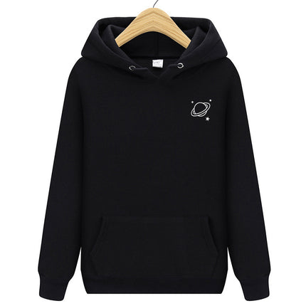 Amazon Aliexpress European and American Foreign Trade Velvet Hoodie Sweatshirt Women's Autumn and Winter Tops Women's Loose Large Size