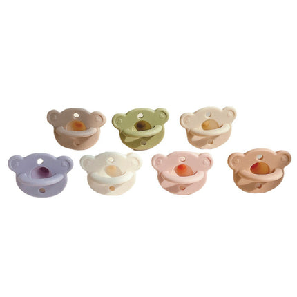 ins newborn anti-flatulence food grade silicone pacifier 0-6 months baby sleeping super soft pacifier