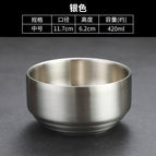 12cm Korean-style bowl (silver without cover)