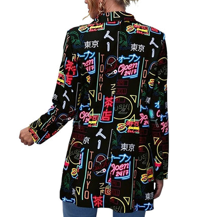 2025 Amazon European and American Foreign Trade Unpositioned Printed Casual Printed Blazer Trendy Women's Clothing in Stock