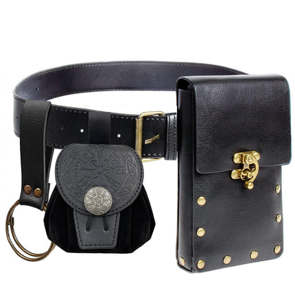 Amazon Hot Selling Steampunk Phone Bag Medieval Renaissance Role Playing Accessories Sport Fanny Pack