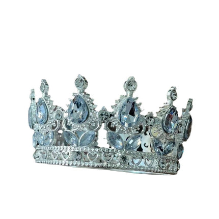 Cross-border Hot Water Drop Crown Mother's Day Diamond Crown Cake Decoration Ornaments Mother's Wife Goddess Crown