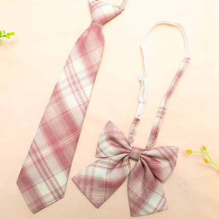 JK Uniform Accessories Tie-Free Collar Flower Suit Flat Horn Bow Tie Feather Root Small Collocation College Style Korean New Style