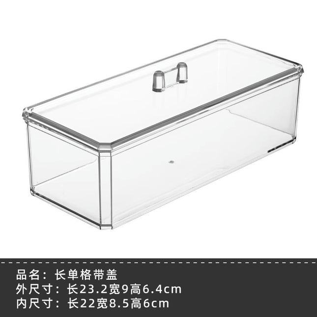 Makeup Cotton Storage Box Beauty Egg Cotton Swab Powder Puff Makeup Remover Cotton Desktop Storage with Lid Bar Storage Transparent Organization
