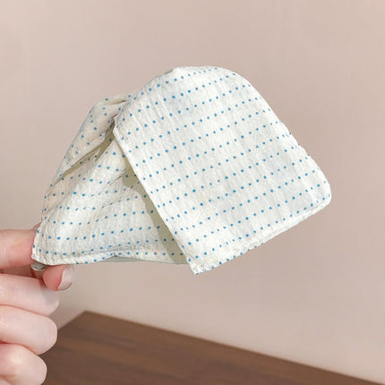 New College Style Triangle Clip with Contrasting Polka Dots and High-End Shark Clip for Hairpin Head Accessories on the Back of the Head
