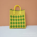 Diamond grid yellow (large)