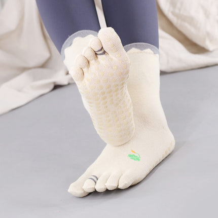 2025 new yoga socks non-slip professional women's five-finger socks pilates socks indoor sports fitness toe socks