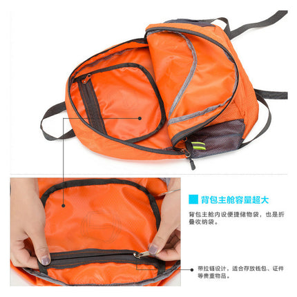 Ultra Light Foldable Skin Bag Backpack Unisex Outdoor Waterproof Travel Hiking Mountaineering Bag Sports Riding Backpack