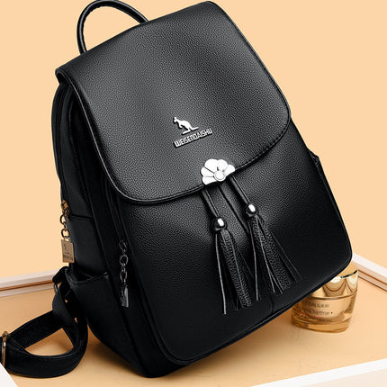 Foreign Trade Women's Backpack 2026 New Fashion Versatile Large-Capacity Travel Backpack Simple Middle-Aged Mom Bag Trendy