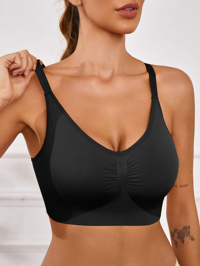 Cross-border New Tight Yoga Bra Vest European and American Sports Underwear Quick-drying Running Yoga Clothes Fitness Top Women