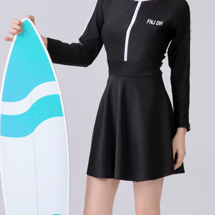 Sports one-piece swimsuit ladies conservative women's slim plus size hot spring swimsuit new skirt women's swimwear wholesale
