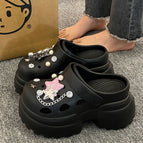 10cm-black star shoes / 34-35