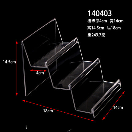 Multi-layer acrylic display stand mobile phone wallet display stand plexiglass transparent display display props
