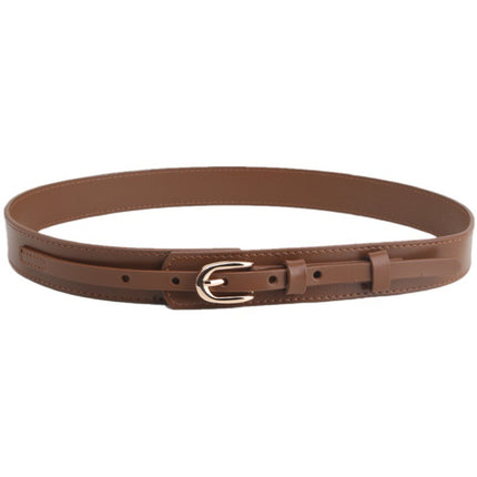 Oval Pin Buckle Versatile Decorative Belt for Women, Suitable for Skirts, Dresses, and Coats, Casual and Fashionable Belt