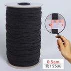 0.5cm * black * a roll of 155 meters