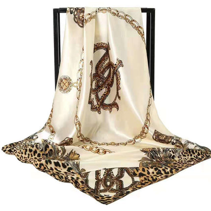 Special selling large square scarf abroad gifts spring and autumn silk scarf shawl large square 90*90cm simulation silk scarf