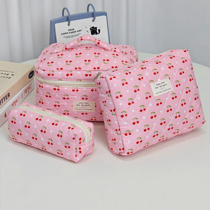 Large-Capacity Partitioned Makeup Bag, High-End Portable Storage Bag, Wholesale in Stock, Exclusively for Cross-Border Sales, Supports Labeling and Dropshipping