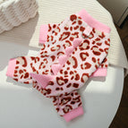 497 four-legged pink leopard print dinosaur / L back length 35cm